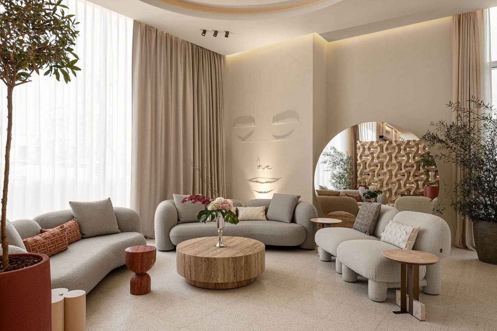 Lounge at Seline Clinic, Dubai