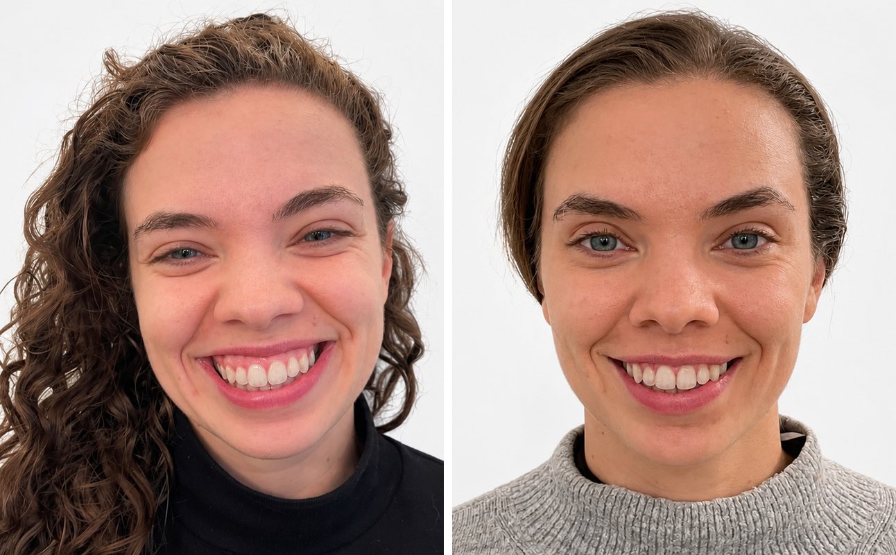 Before and after anti-wrinkle